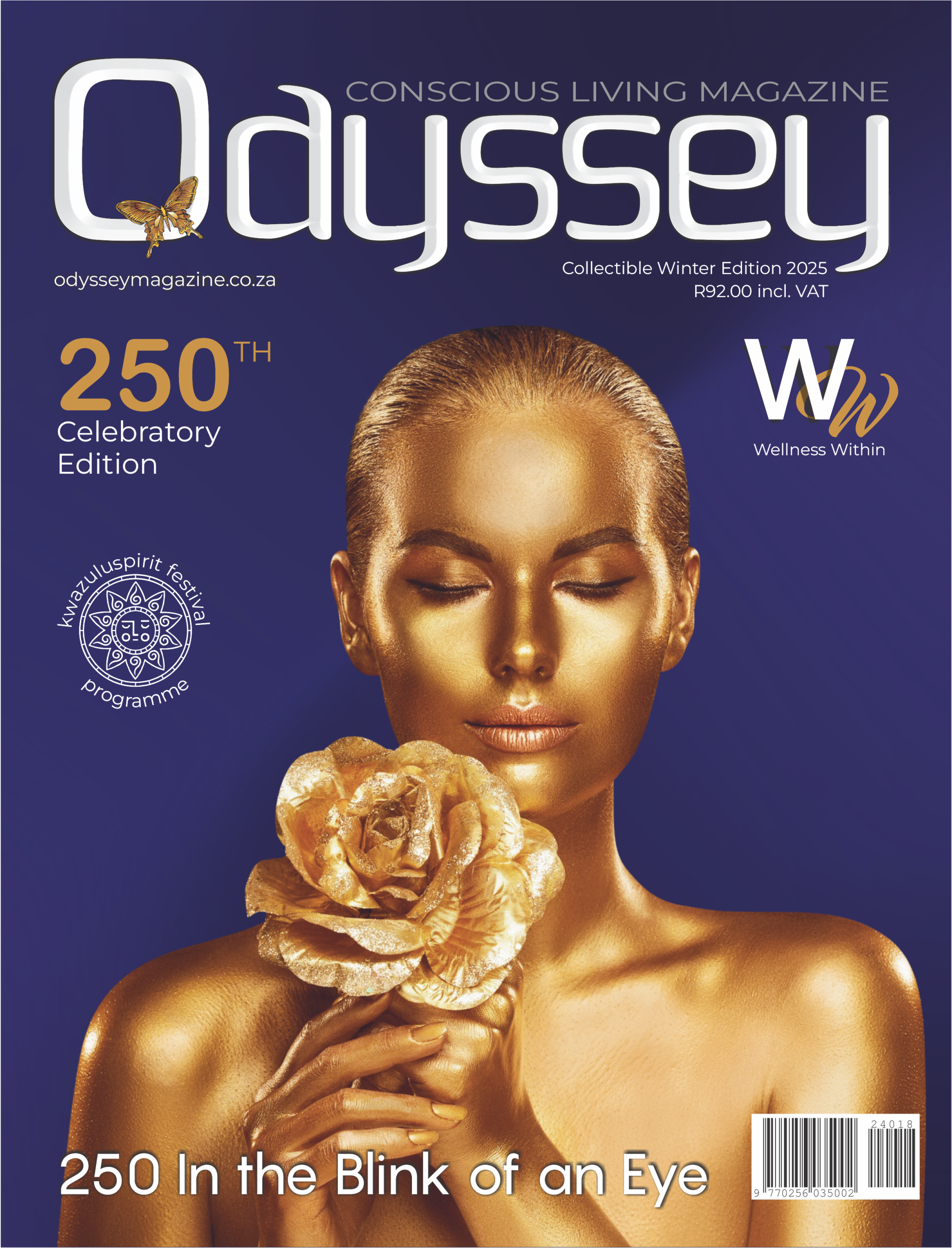 Odyssey Magazine Winter 250th cover